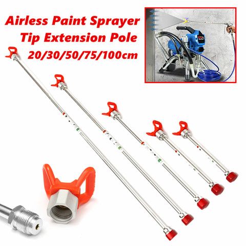 20/30/50/75/100cm Sprayer Extension Rod Airless Paint Spray Guns Tip Extension Pole for Titans Wagner Spraying Machine ► Photo 1/6