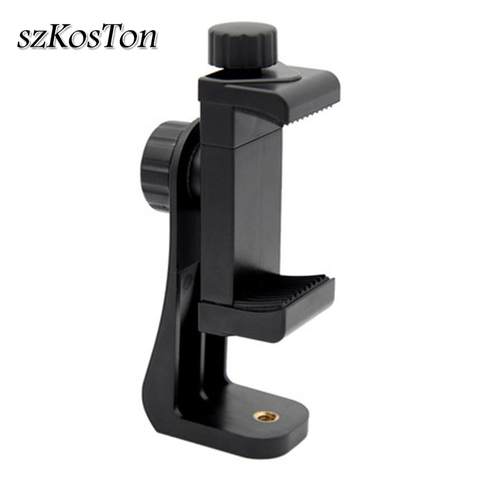 360 Degree Mobile Phone Clip Compatible With All 1/4 Screw Cellphone Holder Tripod Mount Desk Tripod Adapter For Samsung iphone ► Photo 1/6