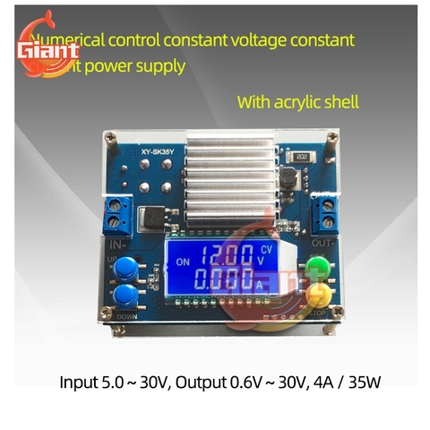 SK35Y CNC DC-DC Automatic Boost/Buck Converter CC CV Power Supply Module 12V to 9V 24V Adjustable Solar Charging Module 4A 35W ► Photo 1/6