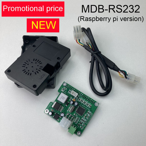 New 2022 Raspberry pi version MDB-RS232 device to convert the MDB coin and bill validator data to PC RS232 for Vending machine ► Photo 1/3