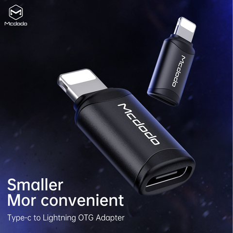 Mcdodo OTG USB Type C to Lightning Adapter Charger Data Cable Converter For iPhone 12 11 Pro Max X XS XR Xs max 3A Fast Charging ► Photo 1/6
