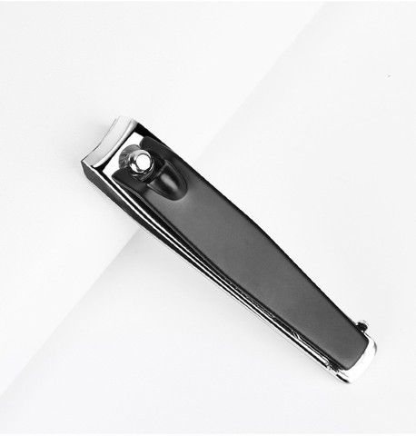 Carbon Steel Small Spray Black Manicure Nail Clippers With File And Sword Nail Nipper Manicure Tool MD38 ► Photo 1/6