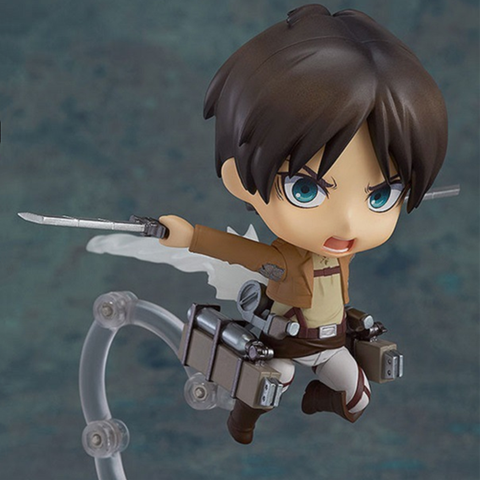 Attack on Titan Anime Figures Eren Jaeger #375 PVC Cute Toys Action Figurine Model Collectible Levi Eren Collection 10cm Figma ► Photo 1/6