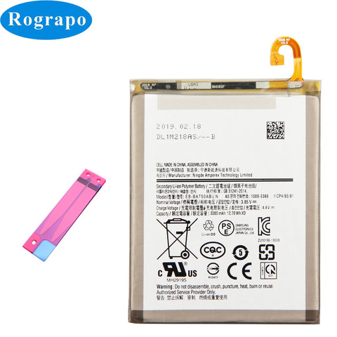 Original 3300mAh EB-BA750ABU Battery For Samsung GALAXY A7 2022 version A750 A730x SM-A750F A10 M10 SM-A105F/DS Mobile Phone ► Photo 1/4