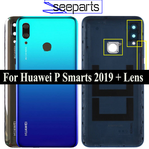 Original For Huawei P Smart 2022 POT-LX3 POT-L23 POT-LX1 POT-L21 POT-LX2 Back Battery Cover Door Housing case Rear Glass parts ► Photo 1/5