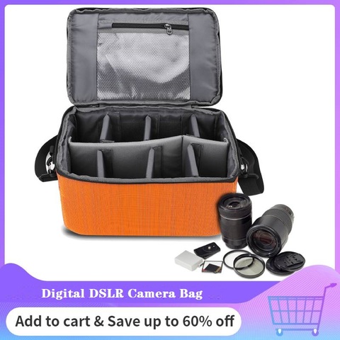 Multi-functional Camera DSLR Backpack Waterproof Camera lens Case for Nikon for Canon Backpack Protective Insert Partition bag ► Photo 1/6