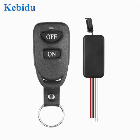 KEBIDU 433MHz RF Transmitter Receiver Relay Module Wireless Switch Remote Control 3.6V 12V 24V and 433 MHz Controller For Light ► Photo 1/6