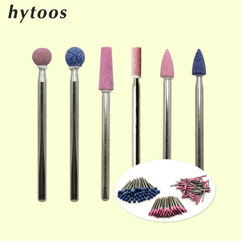 HYTOOS 7pcs/set Corundum Nail Drill Bits 3/32