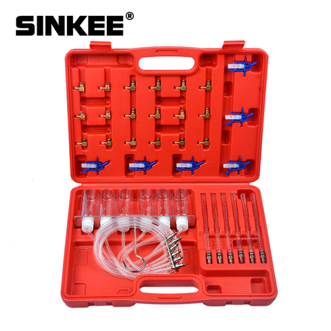 New Diesel Injector Flow Meter Test Kit Common Rail Adaptor Fuel Tester Set ► Photo 1/5