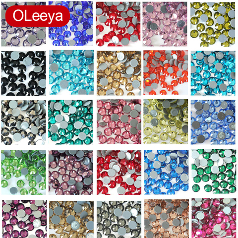 High Quality Multiple Shapes Crystal Hot Fix Rhinestone Flatback Glass  Rhinestone Hotfix Stones Iron on Rhinestones for Clothing