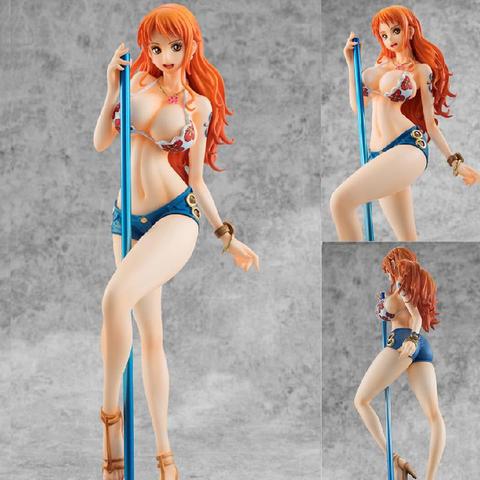 One Piece Anime Figure Nami Song Dance BB Pole Dance Swimsuit Sexy Figurine PVC Action Figure Collectible Model Toy Doll Decor ► Photo 1/5
