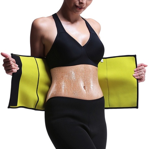 Women Waist Trainer Belt Sexy Body Shapers Trimmer Tummy Slimming Belt Boned Postpartum Corset Shaper Sauna Sweat Band ► Photo 1/6