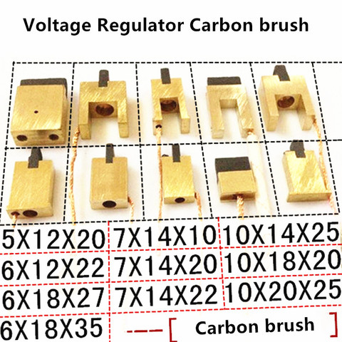 stabilizer electric carbon brush 6 7 10 12 14 18 20 22 24 27 35mm high quality Voltage regulation device carbon brush,J19270 ► Photo 1/1
