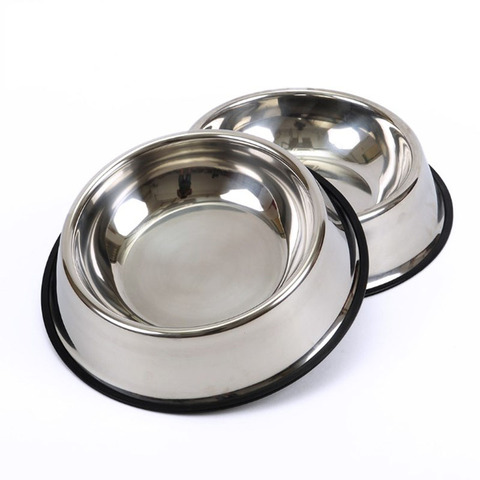 Stainless Steel Pet Dog Bowl Food Storage Container Dog Food Bowl Water Bottle Pet Bowl Feeder Dish for Small Large Dogs Cats ► Photo 1/1