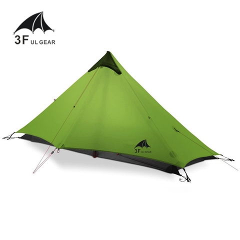 3F UL GEAR 1 People Oudoor LanShan Camping Tent 3 Season 1 Single Person Professional 15D Nylon Silicon Coating Rodless Tent ► Photo 1/6