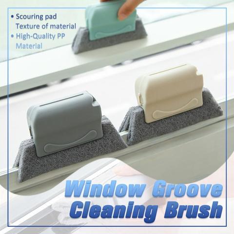 Creative Window Groove Cleaning Cloth Brush Slot Hand-Held Multipurpose Door Gap Keyboard Kitchen Brush Home Tools ► Photo 1/6
