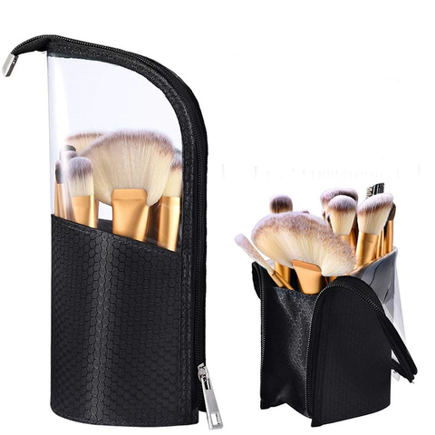 Makeup Brush Holder Eyebrow Brushes Case Dustproof Support for Waterproof Travel Portable Storage Bag Organizer Makeup Tools ► Photo 1/6