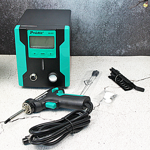 Electric Solder Suction Gun SS-331 SS-331H ESD LCD Digital BGA Tin Pump Suction Absorb Soldering Iron Hot Desoldering Station ► Photo 1/6