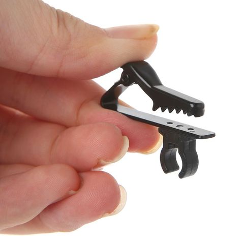 Universal Microphone Lapel Tie Clip Mini Clamp Portable Used For T-shirt Collar Q9QC ► Photo 1/6