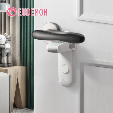 EUDEMON Door Lever Lock, Baby Proofing Door Handle Lock,Childproofing Door Knob Lock Easy to Install and Use 3M VHB Adhesive ► Photo 1/6