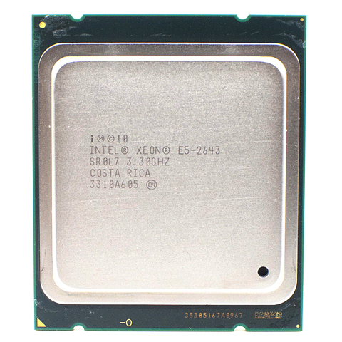 Intel Xeon E5 2643 SR0L7 3.30Ghz CPU LGA 2011 Quad Core Processor ► Photo 1/1