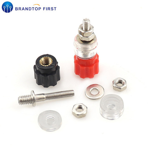 red black JS-900A transparent 3mm Terminal Banana Plug Socket Connector High-power current SCR material Welding ► Photo 1/6