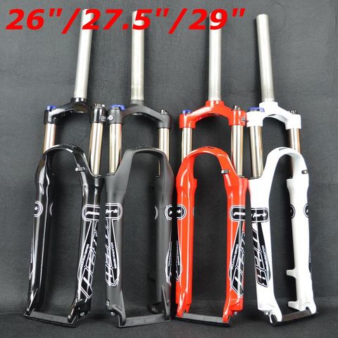 PASAK bicycle fork 26/27.5/29inch mountain bikes fork Suspension Bike Bicycle MTB Fork Manual Contorl Alloy Disc Brake Oil 9mmQR ► Photo 1/5