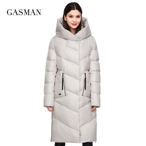 GASMAN 2022 Fashion brand down parkas Women's winter jacket women's coat new long thick outwear warm Female jacket plus size 206 ► Photo 1/6