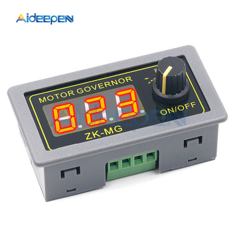 DC 5-30V 12V 24V 5A DC Motor Controller PWM Adjustable Speed Digital Display Encoder Duty Ratio Frequency MAX 15A ZK-MG ► Photo 1/6