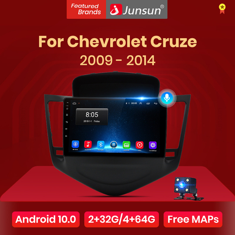 Junsun V1 pro 2G+32G Android 10 For Cruze Chevrolet 2008 - 2015 Car Radio Multimedia Video Player Navigation GPS 2 din dvd ► Photo 1/6
