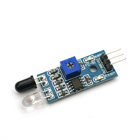 Smart Electronics New for Arduino Diy Smart Car Robot Reflective Photoelectric 3pin IR Infrared Obstacle Avoidance Sensor Module ► Photo 1/5