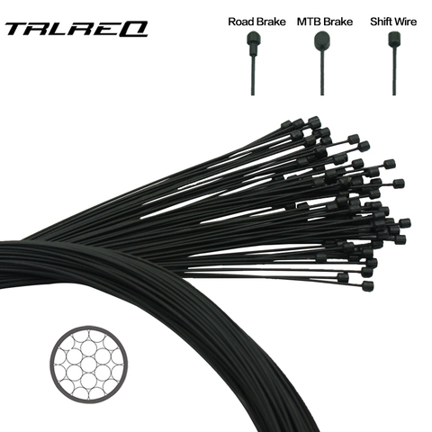 1pc  Coated Wire For Bicycle MTB Road Bike Shifter Brake Front Rear Derailleur Brake Cable 2100mm 1550mm 1700mm 1100mm ► Photo 1/6