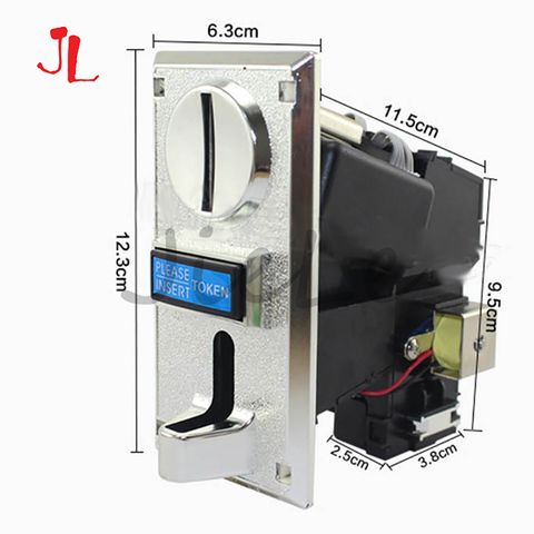 Multi coin acceptor Electronic Roll Down Mechanism CPU Programmable 6 Type coin selector washing machine factory price ► Photo 1/4