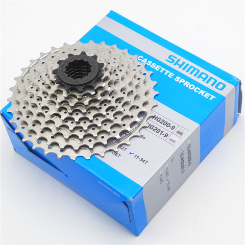 SHIMANO CS-HG201-9 MTB Mountain Bike Cassette Sprocket Freewheel HG201 9 Speed 11-32T 34T 36T ► Photo 1/1