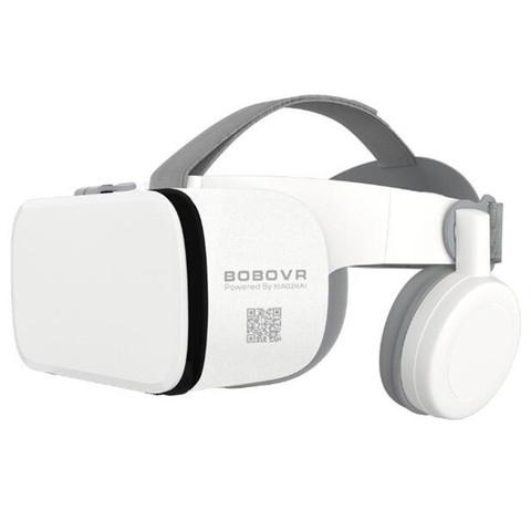 BOBO VR Z6 Bluetooth 3D Glasses Virtual Reality Box Google Cardboard Stereo Mic Headset Helmet for 4.7-6.5