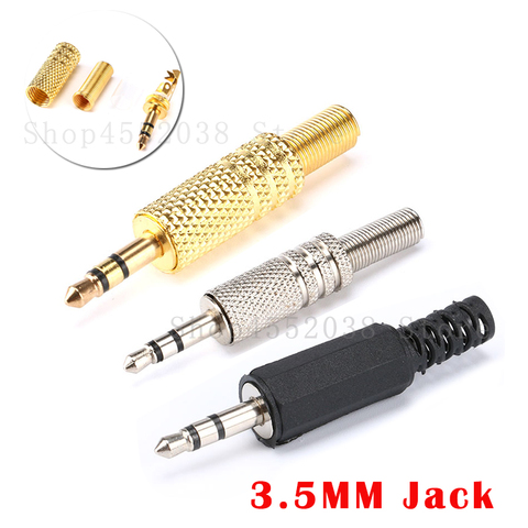 1Pcs Replacement 3.5mm 2 Pole Male Repair Headphones Audio Jack Plug Connector Soldering For Most Earphone Jack ► Photo 1/1