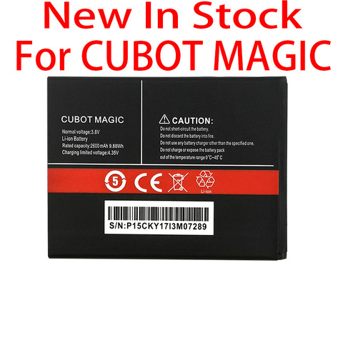 100% Original MAGIC 2600mAh For CUBOT MAGIC In Stock High Quality Battery+Tracking number ► Photo 1/6