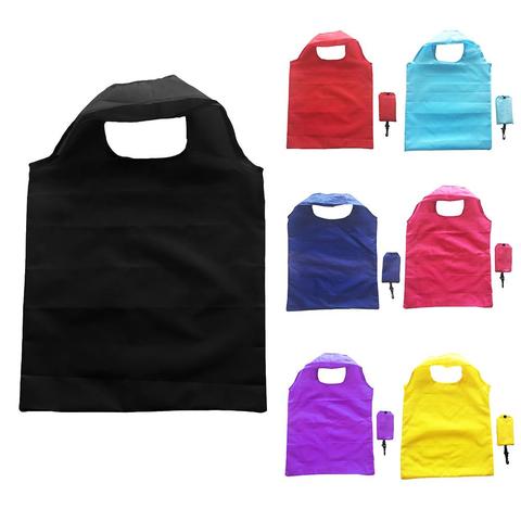 Portable Folding Eco Friendly Nylon Grocery Shopping Bag Tote Pouch Organizer ► Photo 1/6