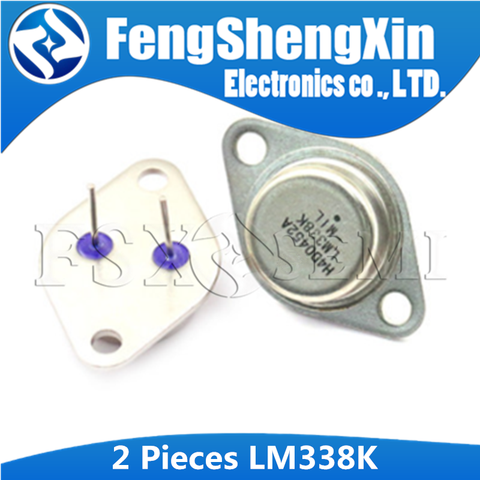 2pcs/lot LM338K TO3 LM338 TO-3 Adjustable Voltage Regulator 5A 1.2V To 32V ► Photo 1/2