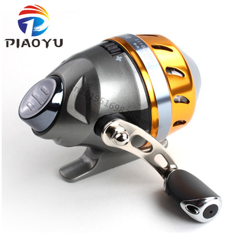 Slingshot fishing Reel Spinning Hand Wheel 2 BBCatapult Outdoor Hunting Closed Reel With Line ► Photo 1/5
