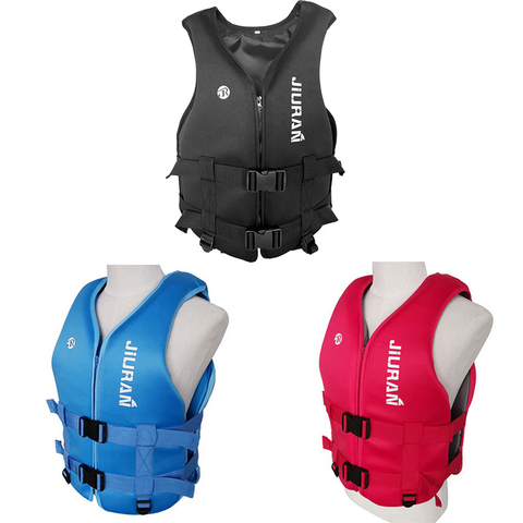 Neoprene Life Jacket Adult Kids Life Vest Water Sports Fishing Vest Kayaking Boating Swimming Surfing Drifting Safety ► Photo 1/6