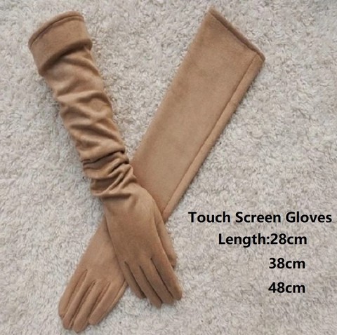Winter Gloves For Women Touch Screen Outdoor Winter Women Knitted Gloves Touch Screen Long Gloves Women ► Photo 1/6