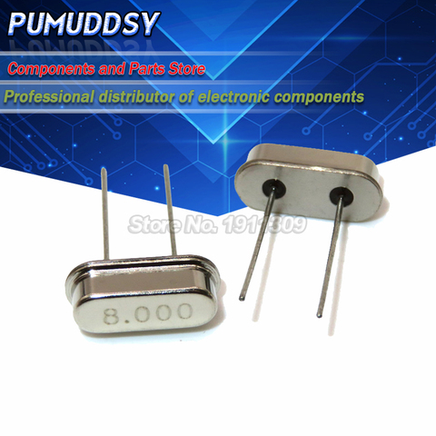 20PCS hc-49s 8MHz 8.000mhz HC49S 8M quartz resonator Crystal Oscillator ► Photo 1/1