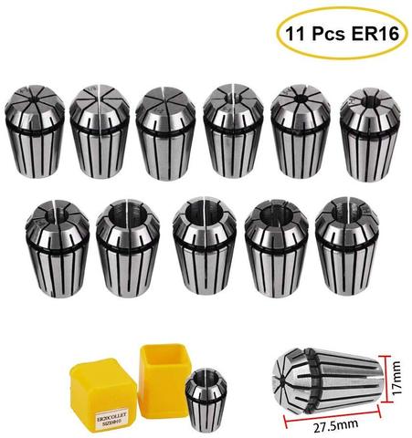 ER16 1-10MM Spring Collet Set For CNC Milling Lathe Tool Engraving Machine Spring Collet Chuck Precision 0.008 ER 16 CNC Collet ► Photo 1/6