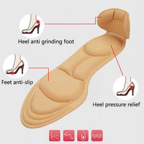 1 Pair Comfort Breathable Women's Fashion Insoles Massage High-heeled Shoes Insoles Anti-slip HOT ► Photo 1/6