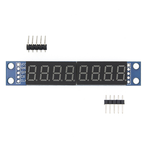 MAX7219 CWG 8-Digit Digital Tube Display Control Module Red Three IO ► Photo 1/6