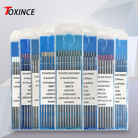 Profession Tungsten Electrodes Welding Electrodes WT20 WP WC20 WL20 WL15 WL10 WZ8 WES Tig Argon Welding Rod ► Photo 1/6