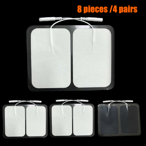 8pcs/set 90 * 60mm Replacement Self Adhesive Electrode Pads Adhesive Gel for Tens Unit Muscle Stimulator Health Care Tool ► Photo 1/6