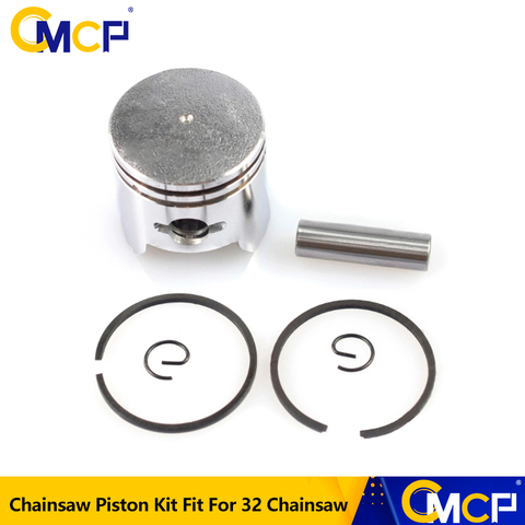 1 Set Chainsaw Piston Kit Fit For 32 Chainsaw 32mm Piston Chainsaw Spare Parts Piston Set ► Photo 1/3