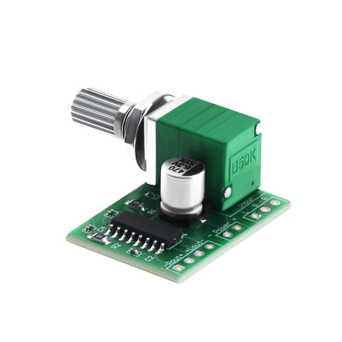 Mini PAM8403 DC 5V 2 Channel USB Digital Audio Amplifier Board Module 2 * 3W Volume Control with Potentionmeter ► Photo 1/6